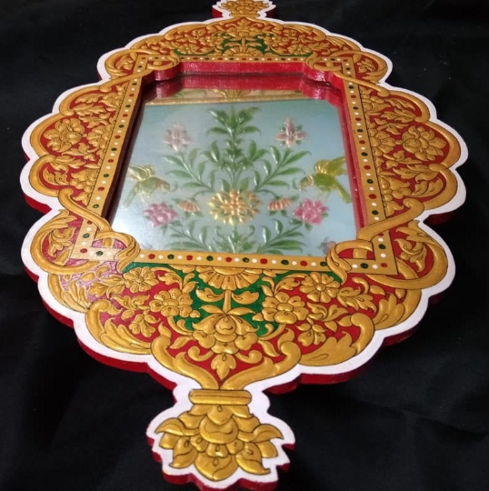 Handmade Usta Art "Golden Aura" Wooden Frame - image 2